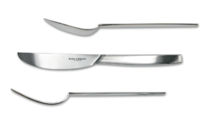 Gabel, Messer und Löffel aus 925er Sterlingsilber aus der Robbe & Berking 12' Silberbesteck - Kollektion